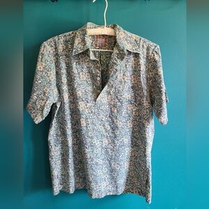 Vintage Men's Hawaiian Shirt, Reyn Spooner Hawaiian Traditional, 60/40 Cotton/Po
